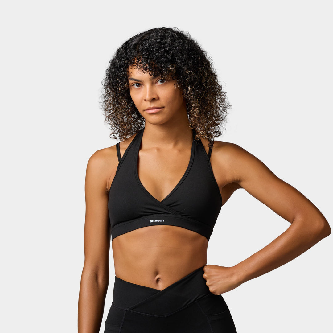 Eclipse Sleek Halter Neck Sports Bra